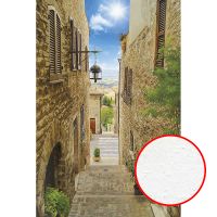 Фреска Ortograf Городской пейзаж 3538 Фактура бархат FX Флизелин (1,8*2,7) Бежевый/Зеленый, Город/Пейзаж — фото 1, Фрески