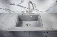 Товар: Кухонная мойка Milacio Murcia 60 Cuarzo MC.77013 Серый металлик - фото 2 Кухонная мойка Milacio Murcia 60 Cuarzo MC.77013 Серый металлик — фото 2, Кухонные мойки