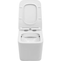 Унитаз Aquanet Tavr BL-103N-WHT TAVR-W 211920 подвесной с сиденьем Микролифт — фото 3, Подвесные унитазы