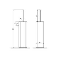 Товар: Ершик для унитаза Excellent Riko DOEX.1617BL Черный - фото 3 Ершик для унитаза Excellent Riko DOEX.1617BL Черный — фото 3, Ершики для унитаза