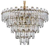 Люстра Divinare Rosie 3511/17 LM-16 Прозрачная Латунь — фото 2, Люстры