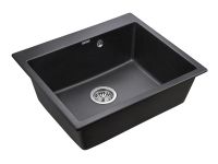 Товар: Кухонная мойка Paulmark Kante 60 PM106052-BL Черная - фото 2 Кухонная мойка Paulmark Kante 60 PM106052-BL Черная — фото 2, Кухонные мойки