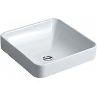 Раковина Jacob Delafon Vox 41 E2661-0 Белая — фото 1, Раковины накладные