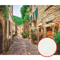 Фреска Ortograf Городской пейзаж 5114 Фактура флок FLK Флизелин (3,25*2,7) Бежевый/Разноцветный, Город/Пейзаж — фото 1, Фрески