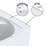 Душевая кабина Niagara Eco 80x80 E80/40/TN/BK без гидромассажа — фото 9, Душевые кабины