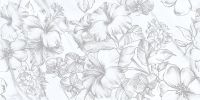 Керамическая плитка Azori Carrara Flowers 00-00108694 настенная 31,5х63 см — фото 4, Керамическая плитка