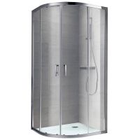 Душевой уголок Koller Pool Aqua Line 90X90 R90RC профиль Хром стекло прозрачное — фото 1, Душевые уголки