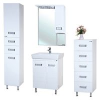 Тумба под раковину Bellezza Сиена 50 4633906240018 Белая — фото 5, Тумбы под раковину