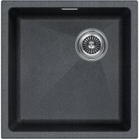 Кухонная мойка Paulmark Lumi 45 UNI-Skew LU45SK-DG Графит — фото 1, Кухонные мойки
