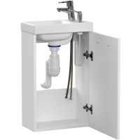 Товар: Тумба с раковиной Cersanit Lara 40 64179 подвесная Белая - фото 2 Тумба с раковиной Cersanit Lara 40 64179 подвесная Белая — фото 2, Мебель для ванной