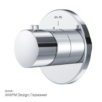 Товар: Вентиль запорный AM.PM F0800200 Хром - фото 9 Вентиль запорный AM.PM F0800200 Хром — фото 9, Комплектующие для душевого оборудования