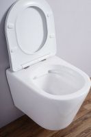 Унитаз Esbano Clavel ESUPCLAVW подвесной Белый глянцевый с сиденьем Микролифт — фото 9, Подвесные унитазы