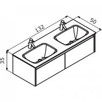 Товар: Тумба с раковиной Orka Lisbon 130 5001441 подвесная Кашемировая матовая - фото 6 Тумба с раковиной Orka Lisbon 130 5001441 подвесная Кашемировая матовая — фото 6, Мебель для ванной