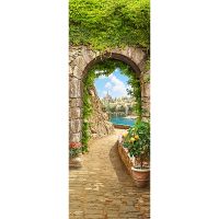 Фотообои Divino P-015 Фактура фреска Винил на флизелине (1*2,7) Разноцветный, Пейзаж — фото 2, Обои для стен