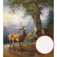 Фреска Ortograf Животные 30106 Фактура бархат FX Флизелин (2,4*2,7) Коричневый, Животные/Пейзаж/Живопись — фото 1, Фрески