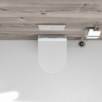 Унитаз beWash Aldo BKWHR401480 подвесной Белый матовый с сиденьем Микролифт — фото 5, Унитазы