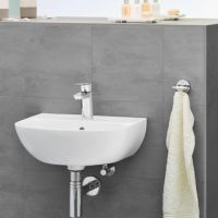 Раковина Grohe Bau Ceramic 55 39440000 Альпин-белый — фото 3, Раковины подвесные