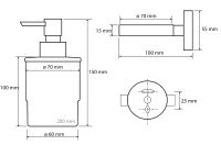 Дозатор для жидкого мыла Bemeta Omega 138709041 Хром — фото 2, Дозаторы