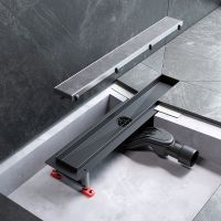 Душевой лоток AM.PM MasterFlow 50 W01SC-U11-050-04SB с решеткой Хром матовый / под плитку Tile — фото 19, Душевые лотки