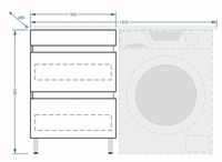 Товар: Тумба под раковину Stella Polar Мадлен 120 SP-00000406 Белая - фото 8 Тумба под раковину Stella Polar Мадлен 120 SP-00000406 Белая — фото 8, Тумбы под раковину