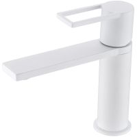 Смеситель для раковины beWash Element BVMM3BS700 Белый матовый — фото 1, Смесители