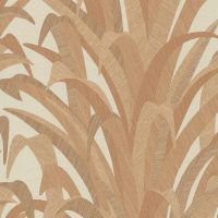 Обои Grandeco Cumaru CU 3011 Винил на флизелине (0,53*10,05) Бежевый/Коричневый, Листья — фото 1, Обои для стен