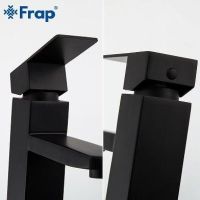 Смеситель для раковины Frap H802-6 Черный матовый арт-F10802-6 — фото 2, Смесители для раковины