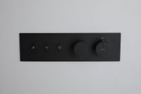 Смеситель для душа Allen Brau Liberty 5.33003-31 с термостатом Черный матовый — фото 8, Смесители