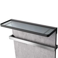 Электрический полотенцесушитель Black&White N-388AG 40x90 388AG с полкой Armani Grey — фото 3, Электрические полотенцесушители