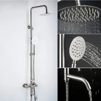 Душевая система Frap F2425 Сатин — фото 8, Душевые стойки