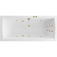 Акриловая ванна Excellent Aquaria Lux 180x80 WAEX.AQU18.LINE.BR с гидромассажем — фото 1, Ванны