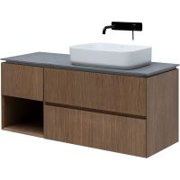 Тумба под раковину Allen Brau Infinity 120 R 1.21007.NO подвесная Дуб — фото 2, Мебель для ванной