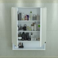 Товар: Зеркальный шкаф СанТа Вегас 70 Белый - фото 2 Зеркальный шкаф СанТа Вегас 70 Белый — фото 2, Зеркальные шкафы в ванную