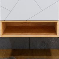 Товар: Ниша для тумбы Бриклаер Кристалл 70 4627125415890 Дуб Бунратти - фото 1 Ниша для тумбы Бриклаер Кристалл 70 4627125415890 Дуб Бунратти — фото 1, Полки