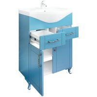 Товар: Тумба под раковину Sanflor Глория 65 С04592 Голубая - фото 2 Тумба под раковину Sanflor Глория 65 С04592 Голубая — фото 2, Тумбы под раковину