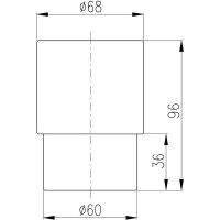 Стакан для зубных щеток Rav Slezak Белый арт-SKL001 — фото 2, Стаканы для зубных щеток