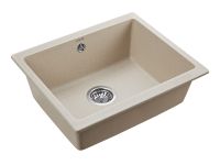 Кухонная мойка Paulmark Gera 60 PM205546-BE Бежевая — фото 2, Кухонные мойки