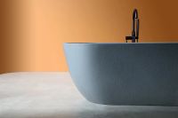 Ванна из искусственного камня Abber Frankfurt 170x75 AM9941G Серая без гидромассажа — фото 5, Ванны из искусственного камня