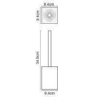 Ершик для унитаза WasserKRAFT Abens Черный матовый арт-K-3727 — фото 3, Ершики для унитаза