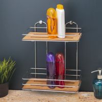 Товар: Полка корзина Tekno-tel BK076 Хром - фото 2 Полка корзина Tekno-tel BK076 Хром — фото 2, Полки для ванной и душа