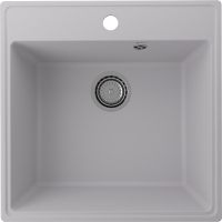 Кухонная мойка Ulgran Quartz Forte 505-04 Платина — фото 1, Кухонные мойки