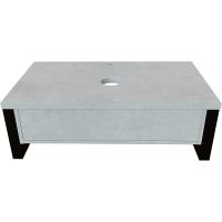 Тумба под раковину 1MarKa Grunge Loft 70П Ц0000015938 подвесная Бетон светлый — фото 3, Тумбы под раковину