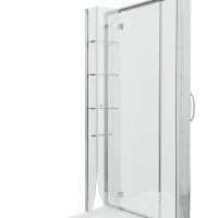 Душевой уголок Grossman Classic 120х80 L GR-9120L профиль Хром стекло прозрачное — фото 3, Душевые уголки