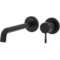 Смеситель для раковины Teska Atlas E5708 Черный матовый — фото 1, Смесители для раковины