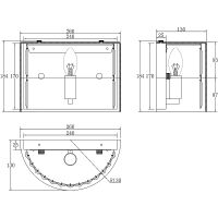 Товар: Настенный светильник Maytoni Modern Wonderland MOD313WL-01CH Прозрачный Хром - фото 4 Настенный светильник Maytoni Modern Wonderland MOD313WL-01CH Прозрачный Хром — фото 4, Светильники
