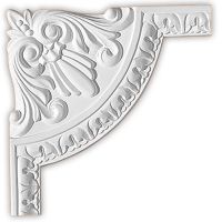 Угловой элемент Decomaster 98027-1 220x220x14 мм — фото 1, Молдинги