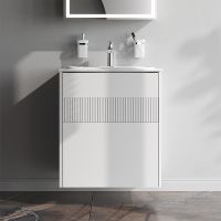 Товар: Тумба под раковину AM.PM Func 60 M8FFUX0602WM подвесная Белая матовая - фото 7 Тумба под раковину AM.PM Func 60 M8FFUX0602WM подвесная Белая матовая — фото 7, Мебель для ванной