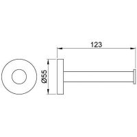 Товар: Держатель туалетной бумаги Nofer Niza 16862.B Хром - фото 2 Держатель туалетной бумаги Nofer Niza 16862.B Хром — фото 2, Держатели туалетной бумаги