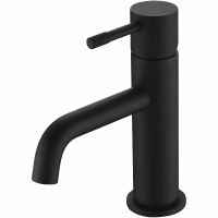 Смеситель для раковины Boheme Uno 461-B Черный матовый — фото 1, Смесители