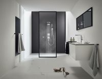 Смеситель для душа Hansgrohe ShowerSelect HighFlow 15760700 с термостатом Белый матовый — фото 3, Смеситель для душа